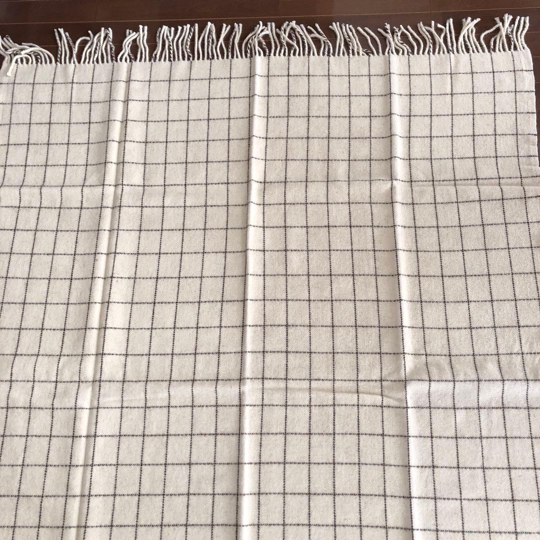 ECOLA スロー Mサイズ　Filete Marfim エコラ　羊毛　ウール