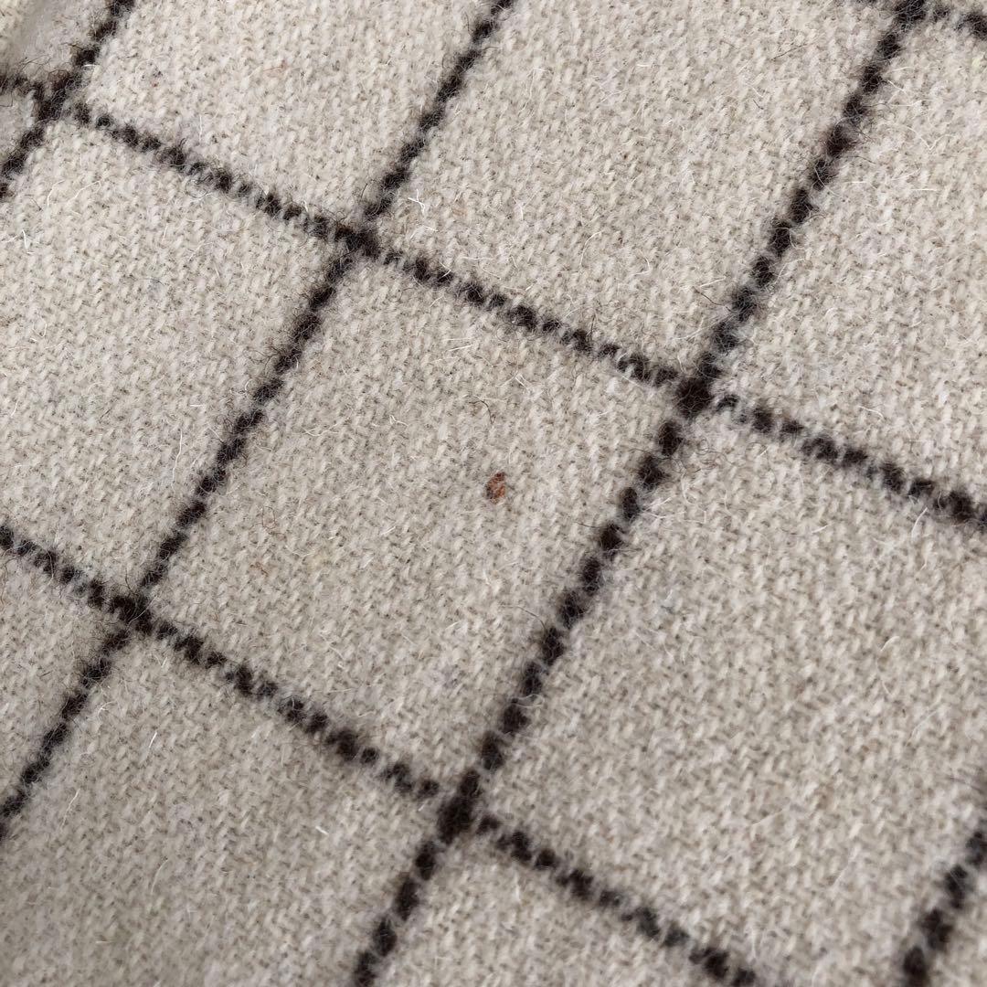 ECOLA スロー Mサイズ　Filete Marfim エコラ　羊毛　ウール