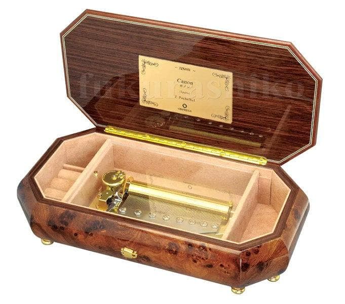 新品72弁ドビッシー ♪月の光（３パーツ）オルフェウス象嵌オルゴール313