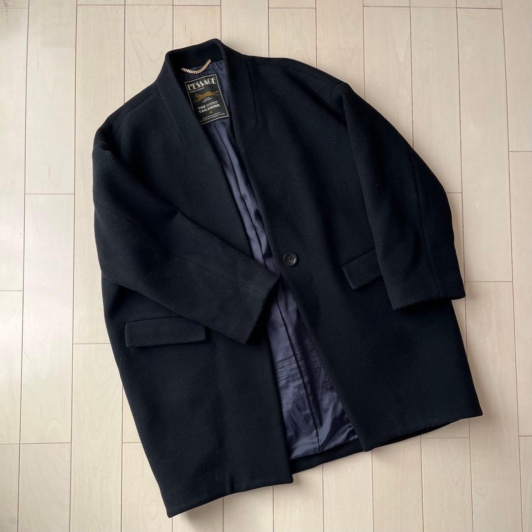 JOURNAL STANDARD L’ESSAGE ノーカラーコクーンコート