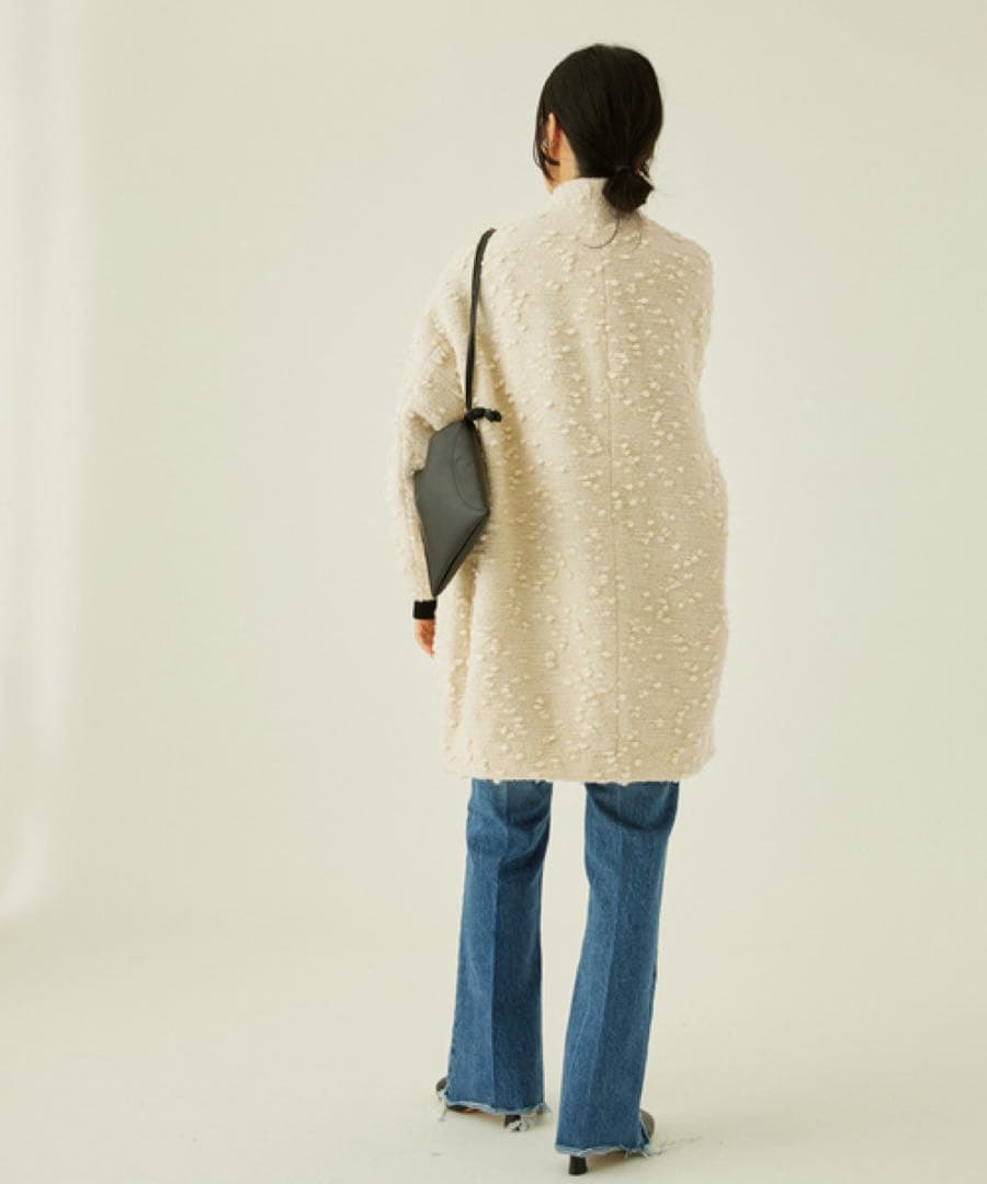 JOURNAL STANDARD L’ESSAGE ノーカラーコクーンコート