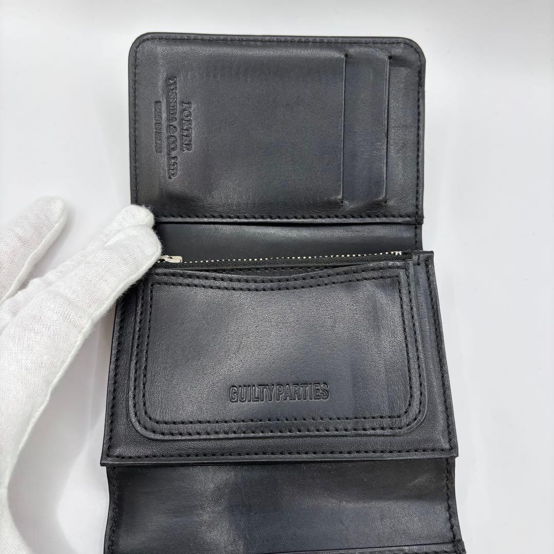 PORTER WACKO MARIA 三つ折り財布　TYPE-Ⅲ ブラック　財布