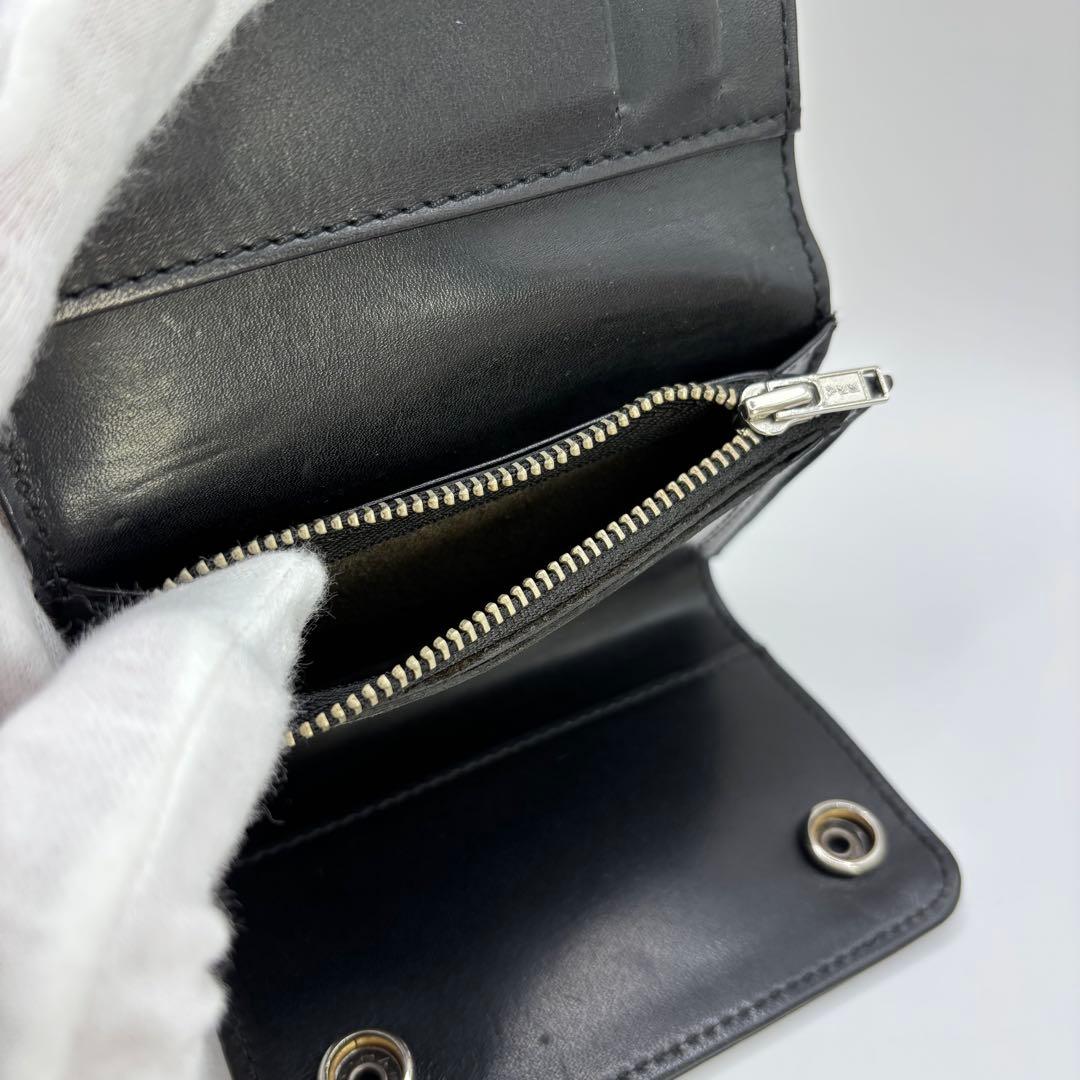 PORTER WACKO MARIA 三つ折り財布　TYPE-Ⅲ ブラック　財布