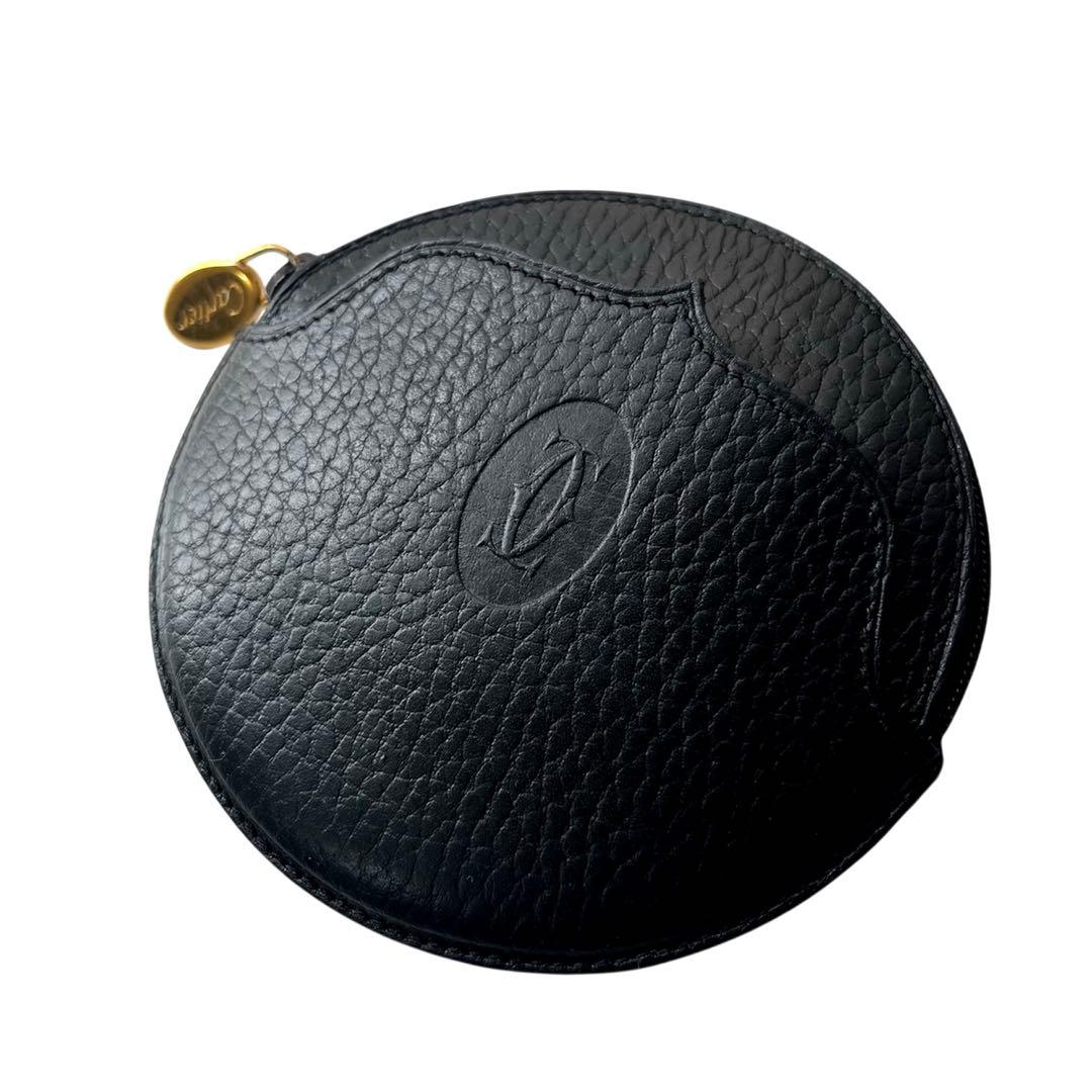 Cartier カルティエ　ケース　小銭入れ　丸　マストライン