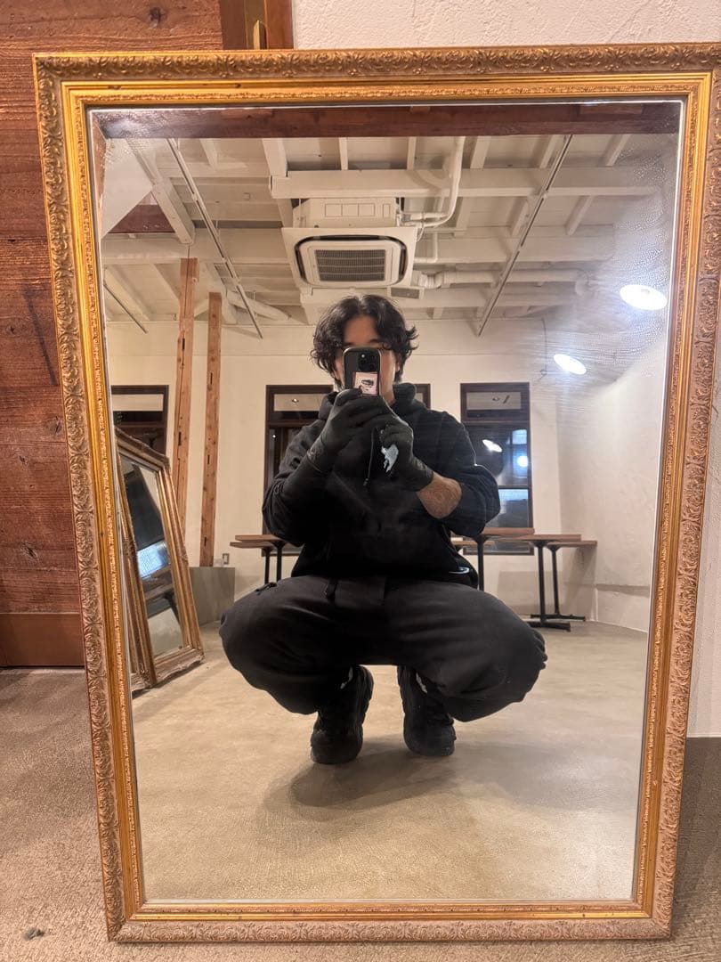 アンティークミラー　ビンテージミラー　大型鏡