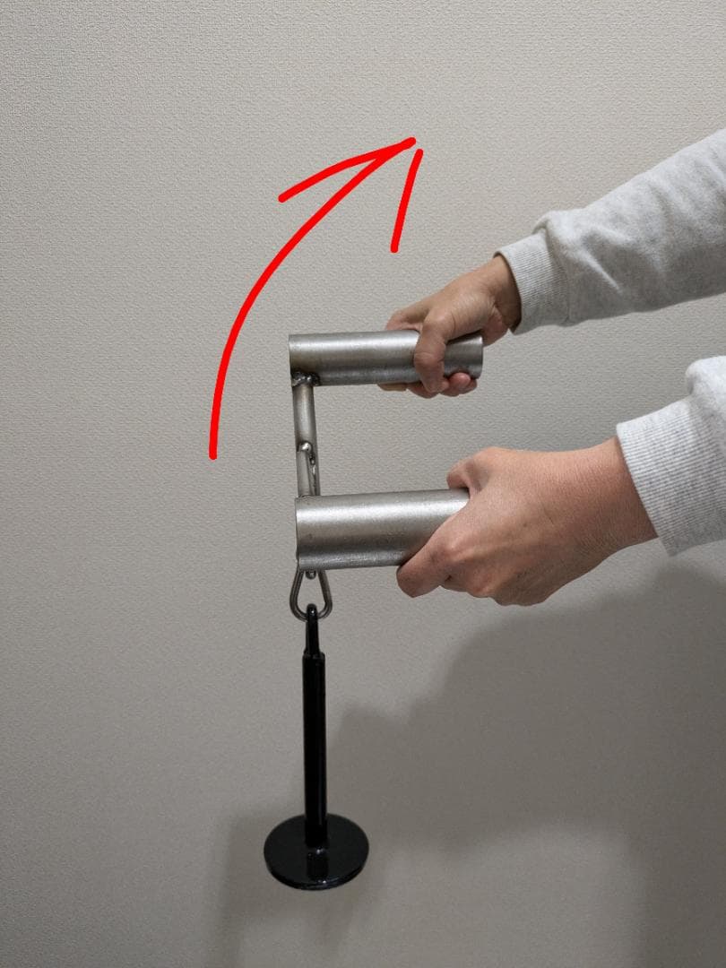 リストリバースカール　背面でも　手首リスト　順手逆手でアームレスリング　腕相撲