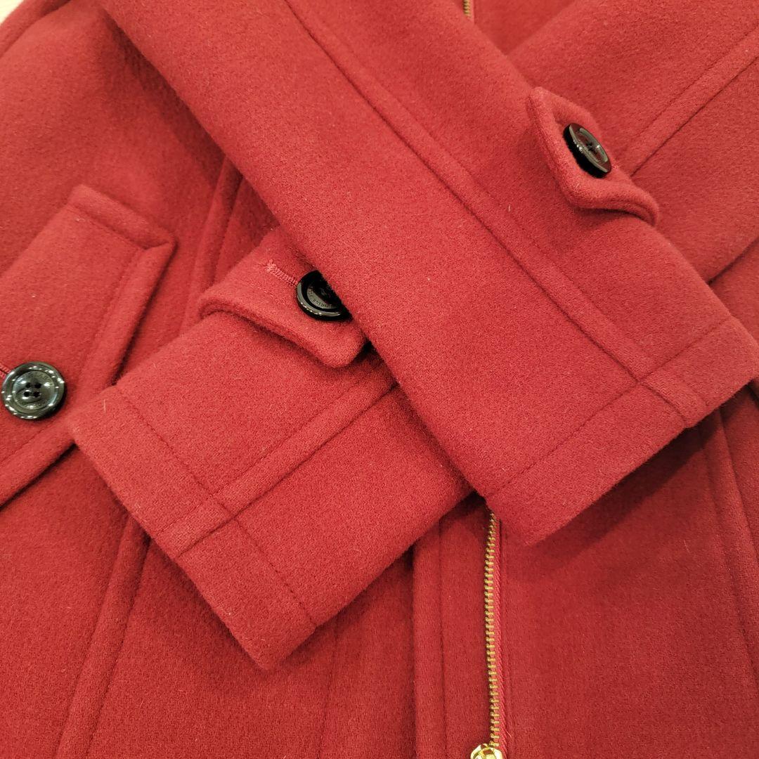 ブルーレーベルクレストブリッジ　ダッフルコート　赤 M