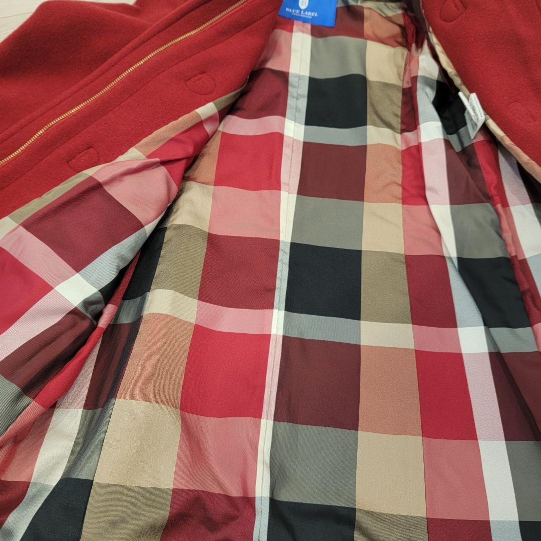 ブルーレーベルクレストブリッジ　ダッフルコート　赤 M