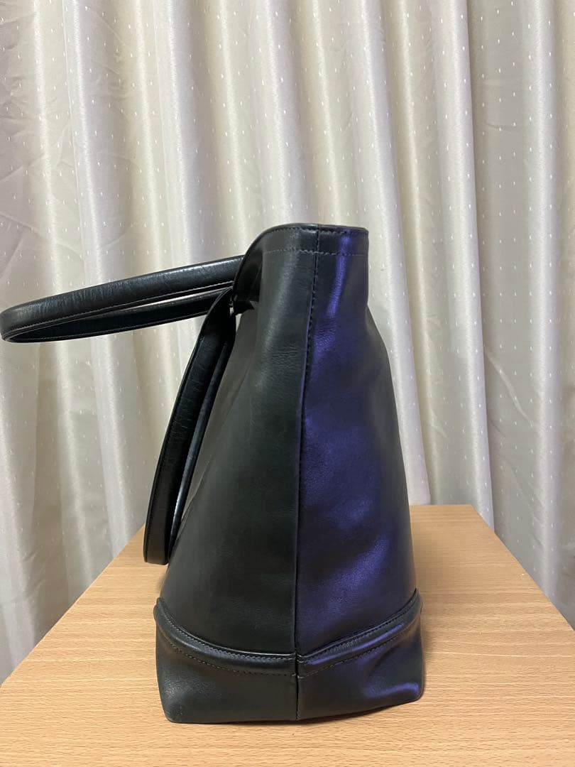 【こなき】FIVE WOODS レザートートバッグ ネイビーLsize