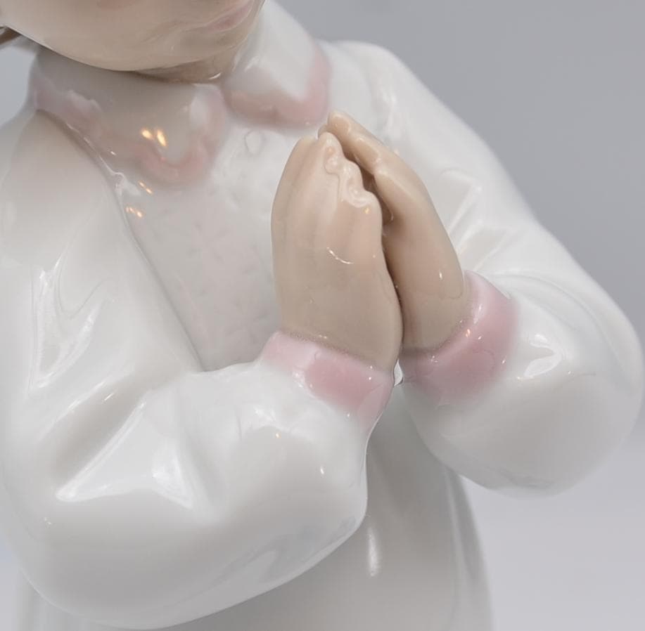 夜の祝福　#6581　No.9　★リヤドロ　スペイン　ポーセリン　絶版　箱付き