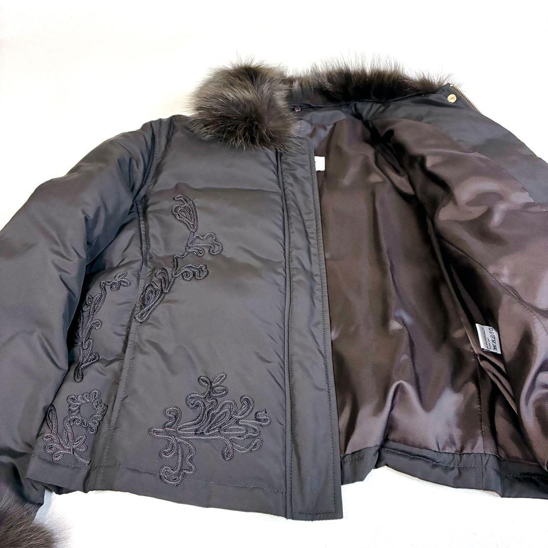 【新品未使用】Guy Laroche ブルーフォックス ダウンジャケット
