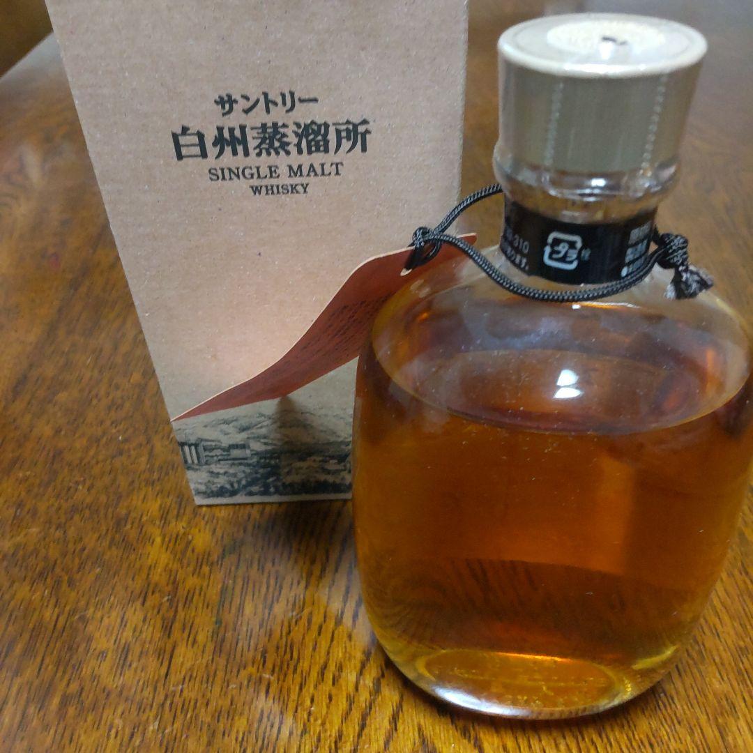 新品未開封　 サントリー　白州蒸溜所限定 シングルモルトウイスキー　箱付き