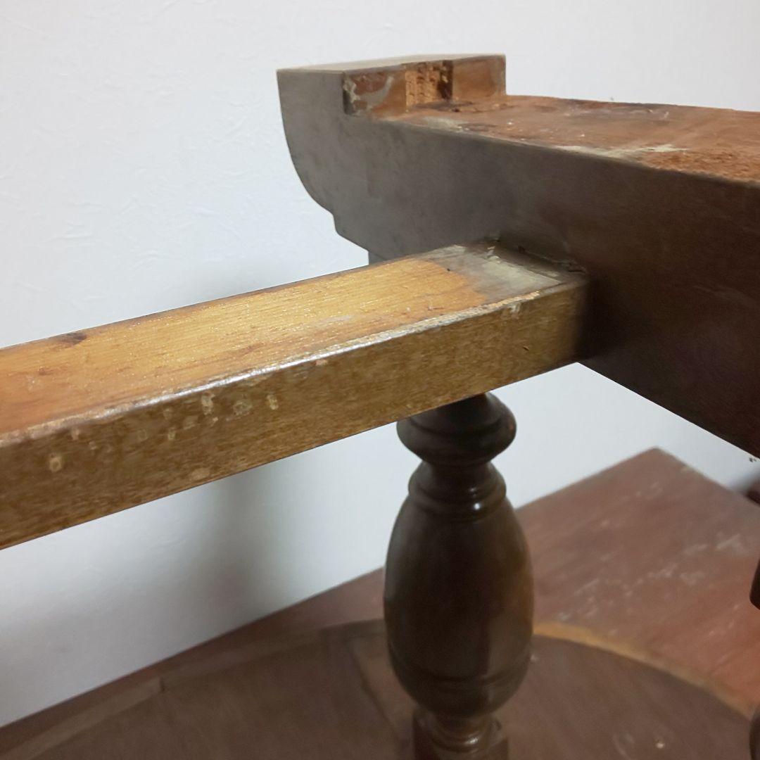 ヴィンテージ 木製 テーブル ラウンドテーブル 店舗什器 ヴィンテージ家具