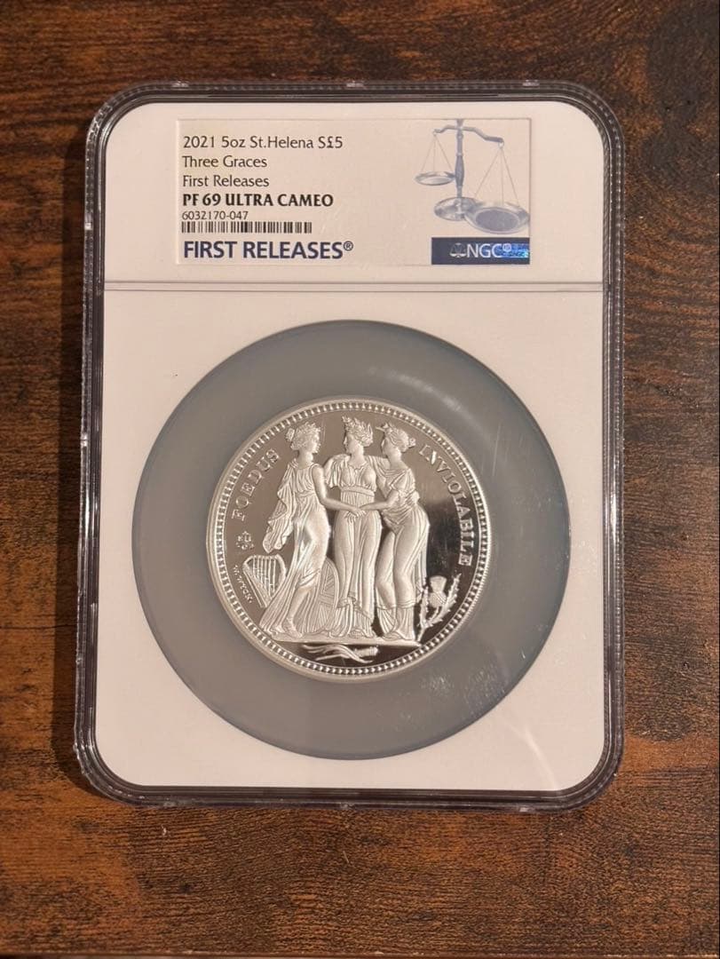 セントヘレナ5オンス銀貨