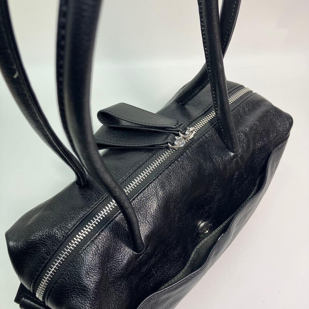 イアパピヨネ　ear PAPILLONNER ロングハンドル ボストンバッグ