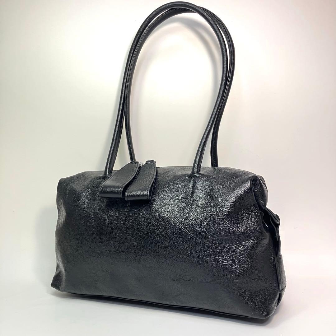 イアパピヨネ　ear PAPILLONNER ロングハンドル ボストンバッグ