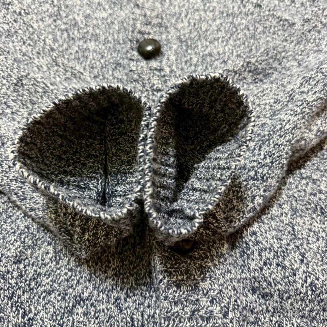 BURBERRY BLACK LABEL ショールカラー　カーディガン　ウールL