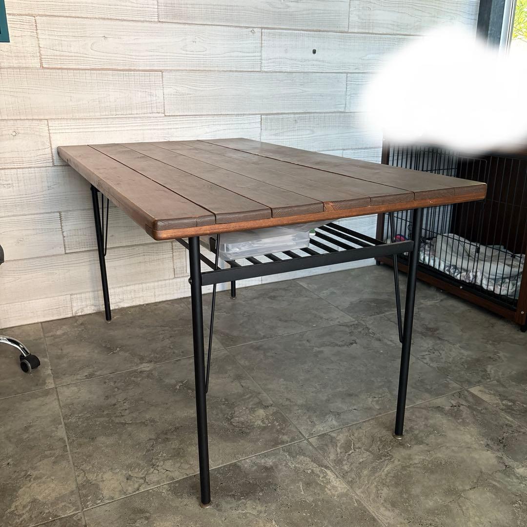 雅*　！◎送料込！アイアンテーブルダイニングテーブル