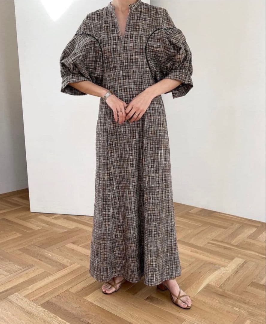 CLANE チェック柄 ワンピース