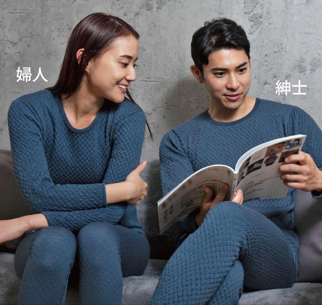 【正規品】ひだまり肌着 チョモランマ 婦人長袖丸首インナーＬ GMS822