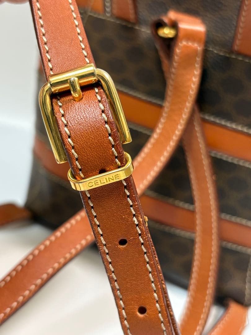 【美品】CELINE セリーヌ　マカダムミニリュック