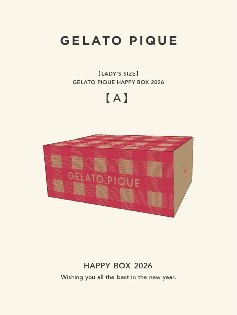 GELATO PIQUE Happy Box 2026 レディース　A