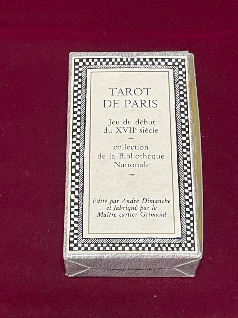 トランプ TAROT DE PARIS