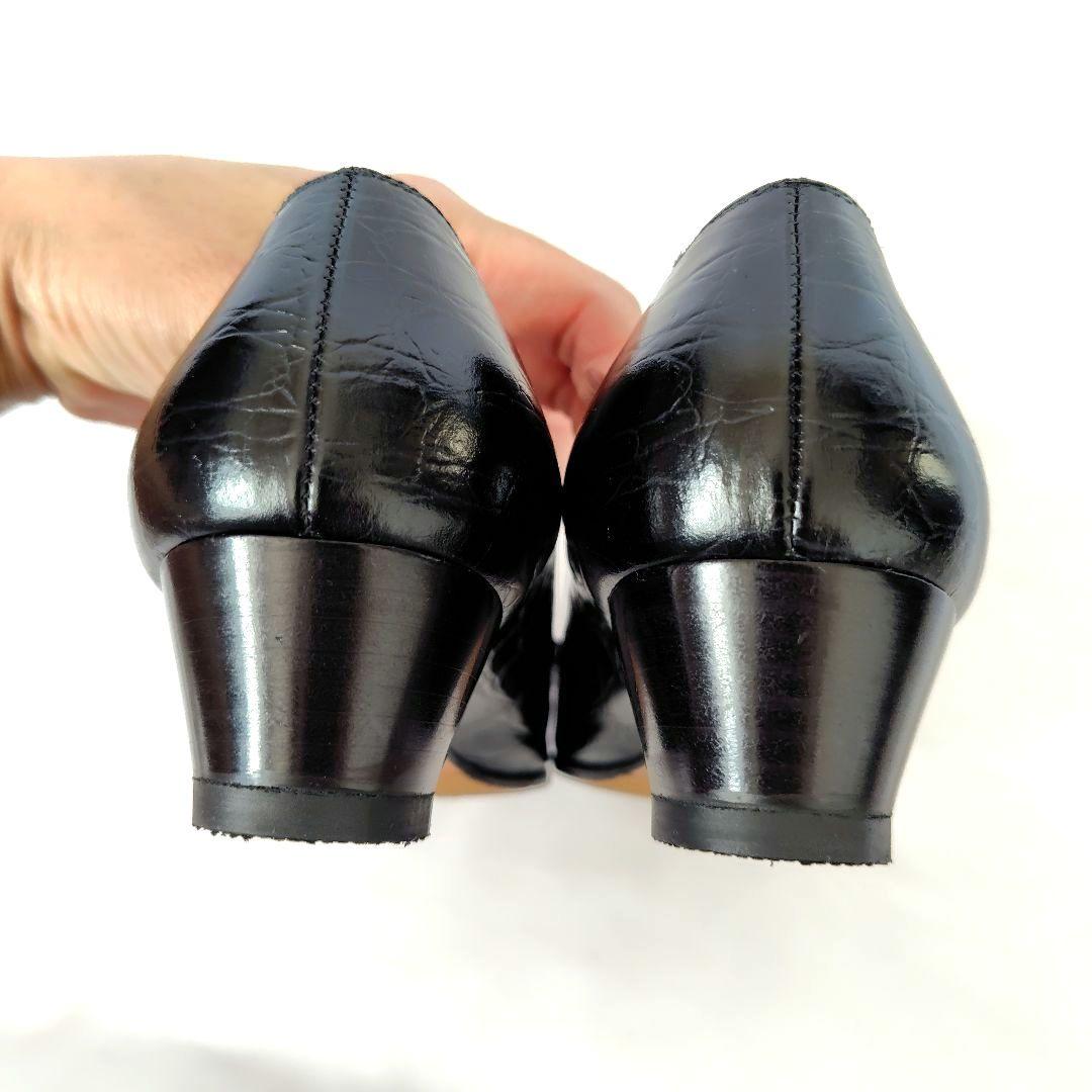 ✨️腕利き職人のリペア済✨️極美品❤箱付【フェラガモ】 ヴァラ クロコ パンプス