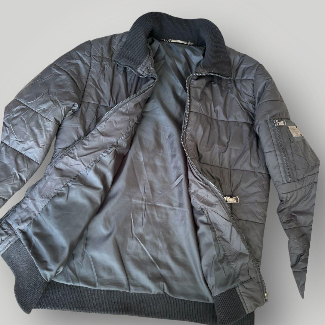 【最終価格】DOLCE&GABBANA ブラックキルティングジャケット 48