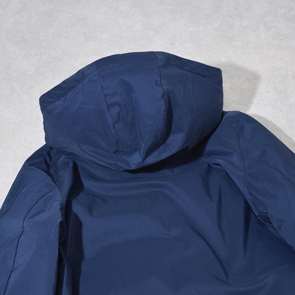 パラスパレス Pallas Palace Wジップ ロング ダウンコート F 紺