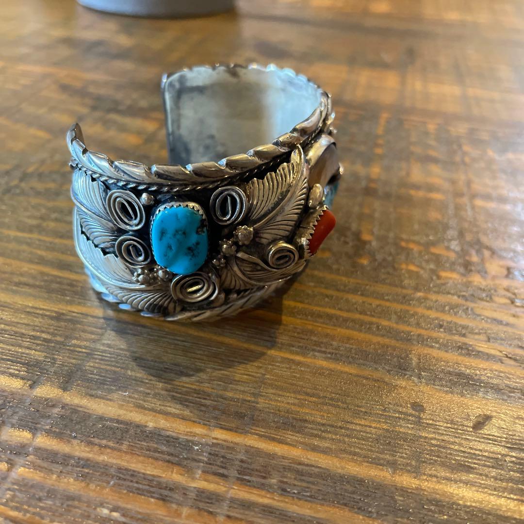 インディアンジュエリー　ベアクロー　バングル　マイクトーマスjr