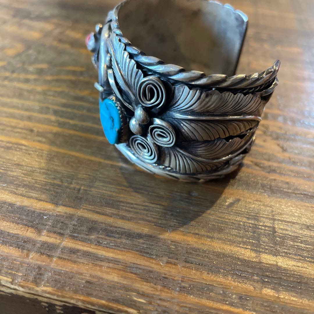 インディアンジュエリー　ベアクロー　バングル　マイクトーマスjr