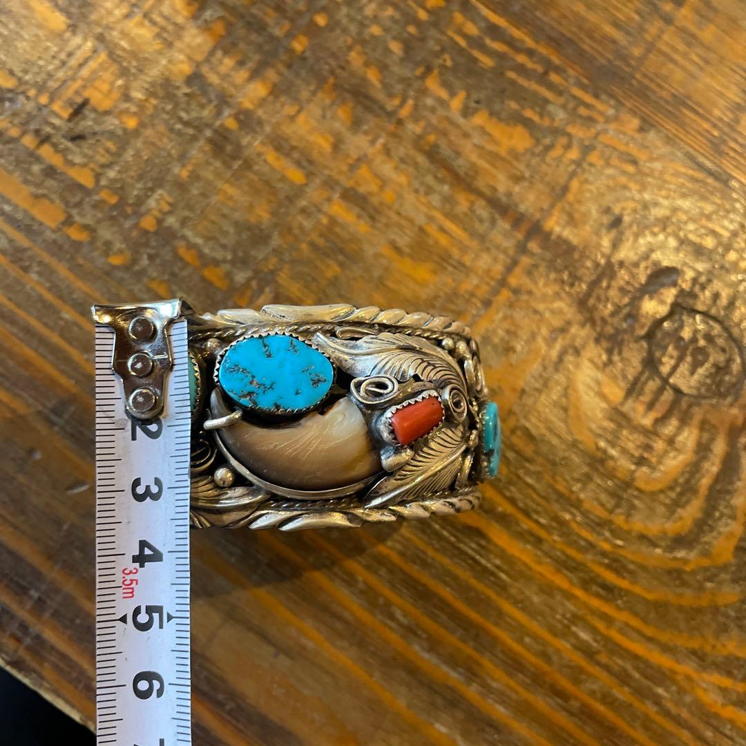 インディアンジュエリー　ベアクロー　バングル　マイクトーマスjr