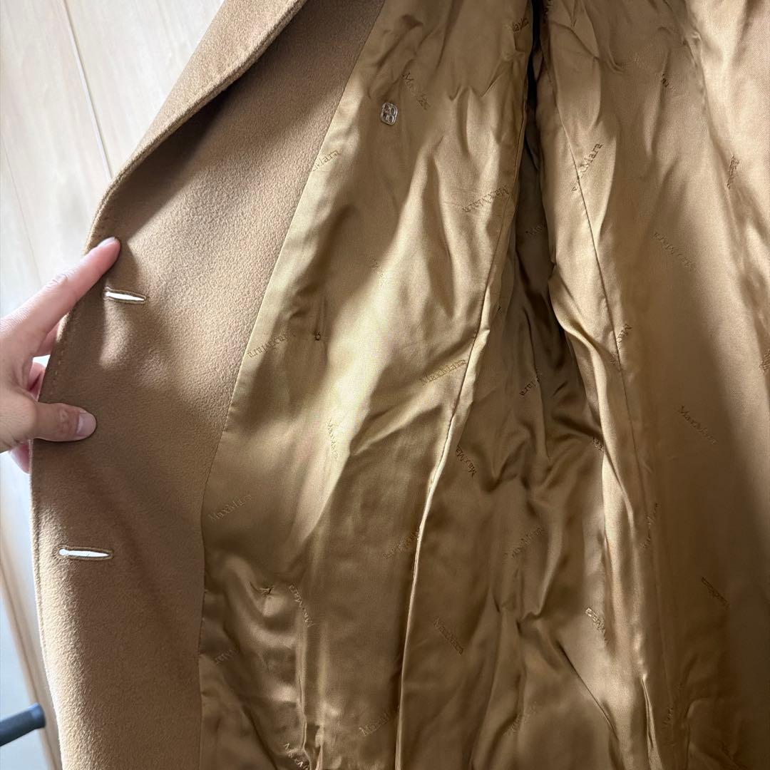 v*a様 MaxMara マックスマーラ 白タグ キャメル ロングコート