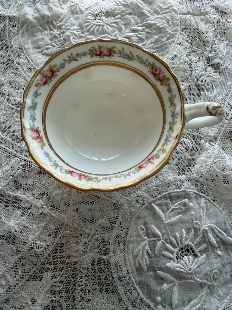 コウルドン 英国アンティーク カップ＆ソーサー NY高級商社別注品 金彩