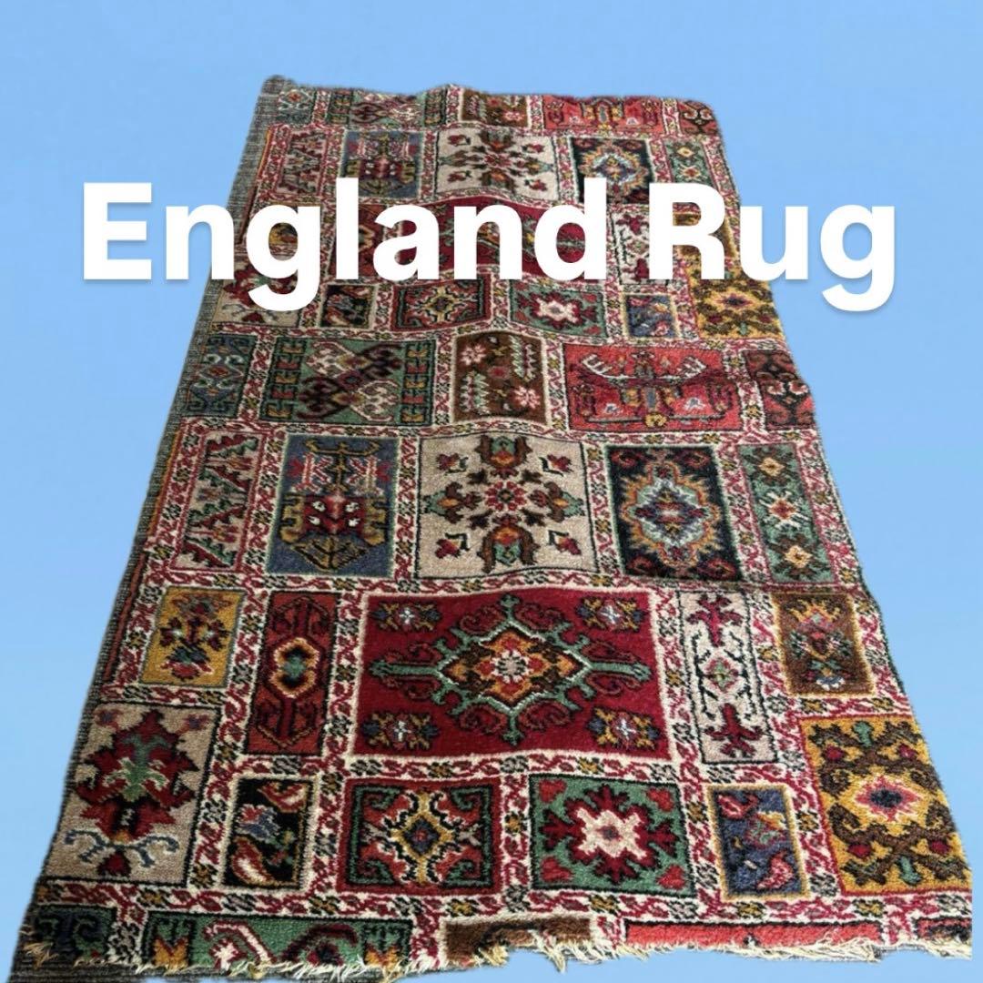 ラグ トライバルデザイン England 約175x90cm