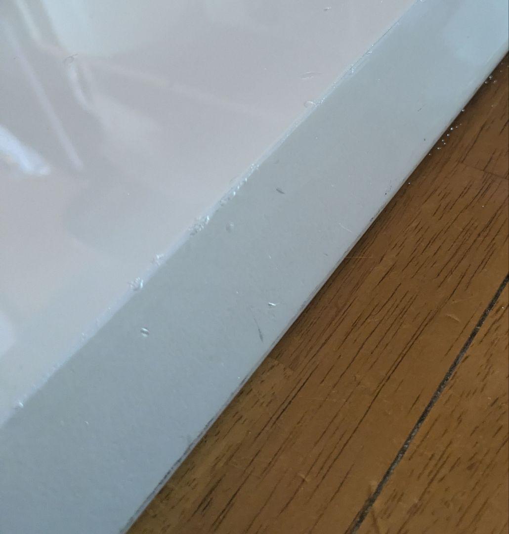 ニトリ！高さ調整可能なホワイトダイニングテーブル鏡面