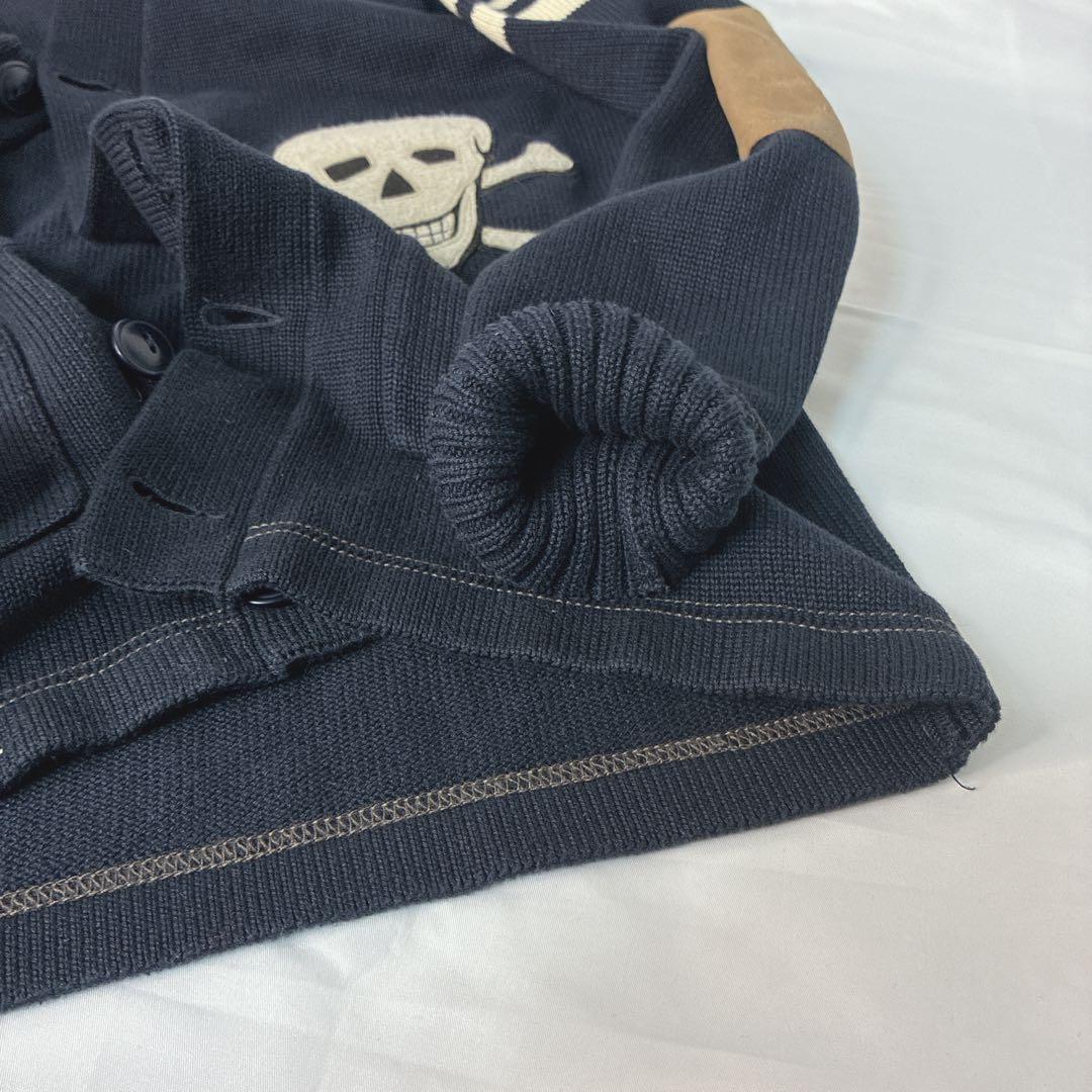 【希少】廃盤品 RUGBY スカル カーディガン S ヴィンテージ RL y2k