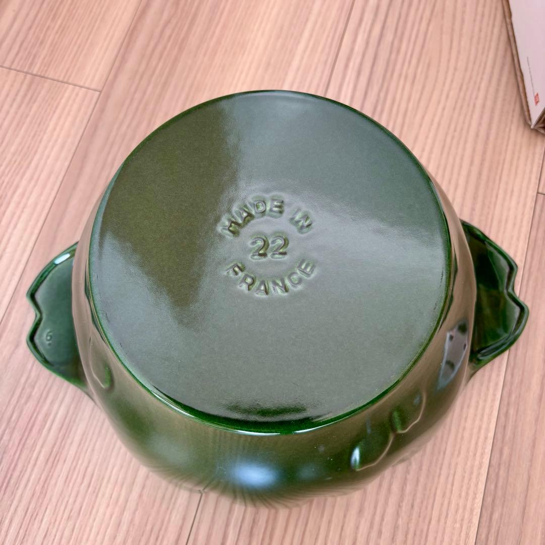 STAUB ストウブ アーティチョークココット 22 バジル(廃盤)