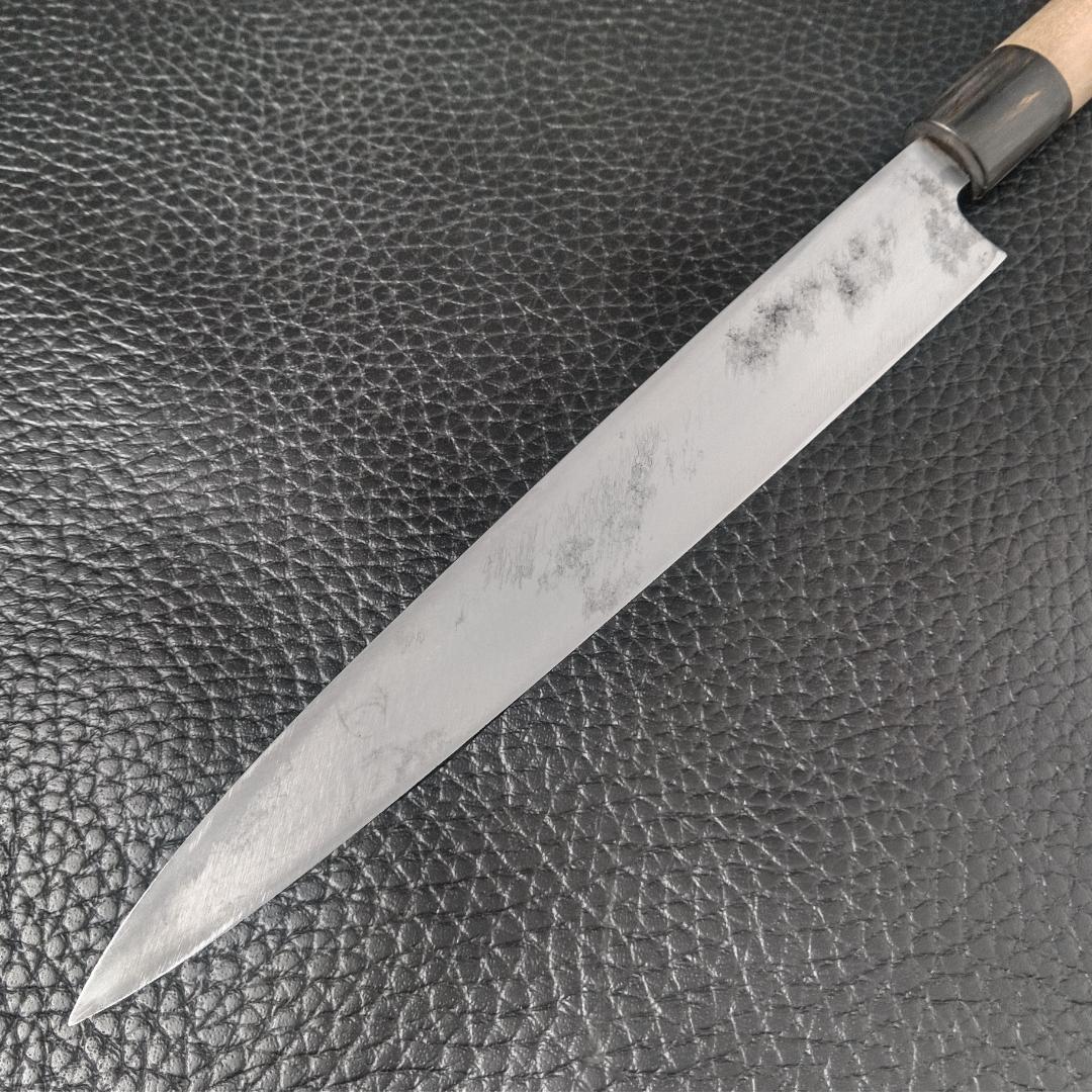 有次 刺身包丁 柳刃包丁 右利き用 刃渡り約205㎜ 全長約340㎜