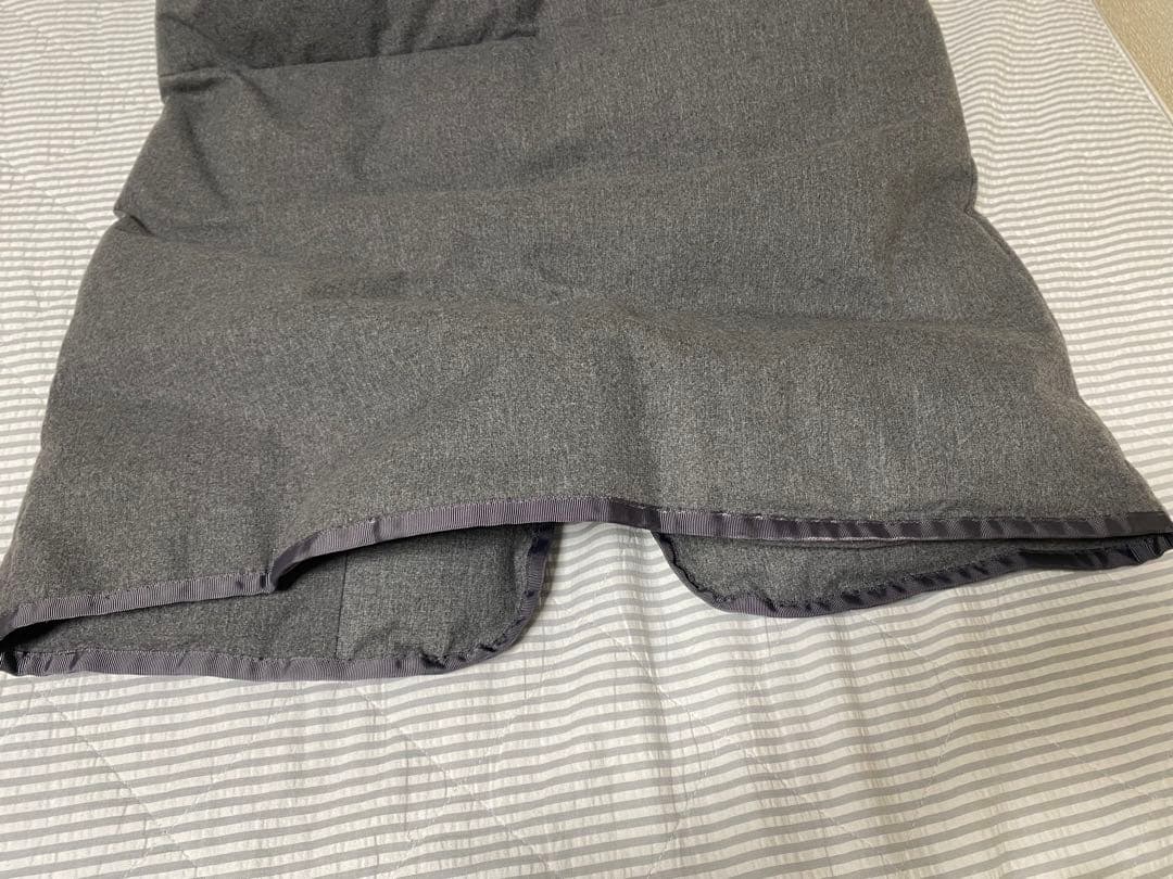 ドゥクラッセ 人気商品　グログラン使い フード付ダウンコート XL 大きいサイズ