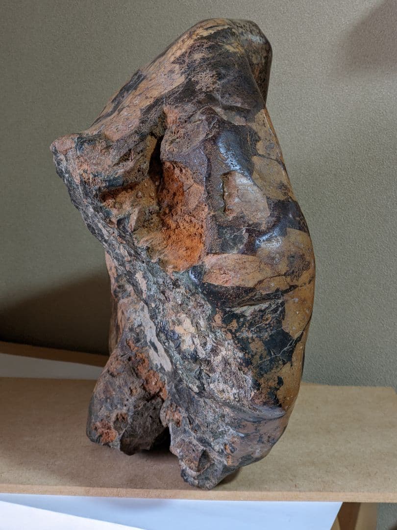 ♦昭和レトロ レア物 岐阜県 根尾谷産 菊花石 鑑賞石 天然記念物 骨董品年代物