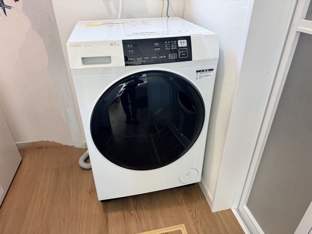 ⭐︎AQUA AQW-D8R アクア ドラム式洗濯機 設置確認のみの美品⭐︎