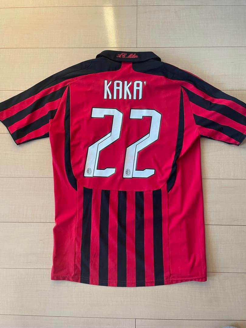 アディダスセリエAサッカーユニフォームホームAcミラン07 08カカCL