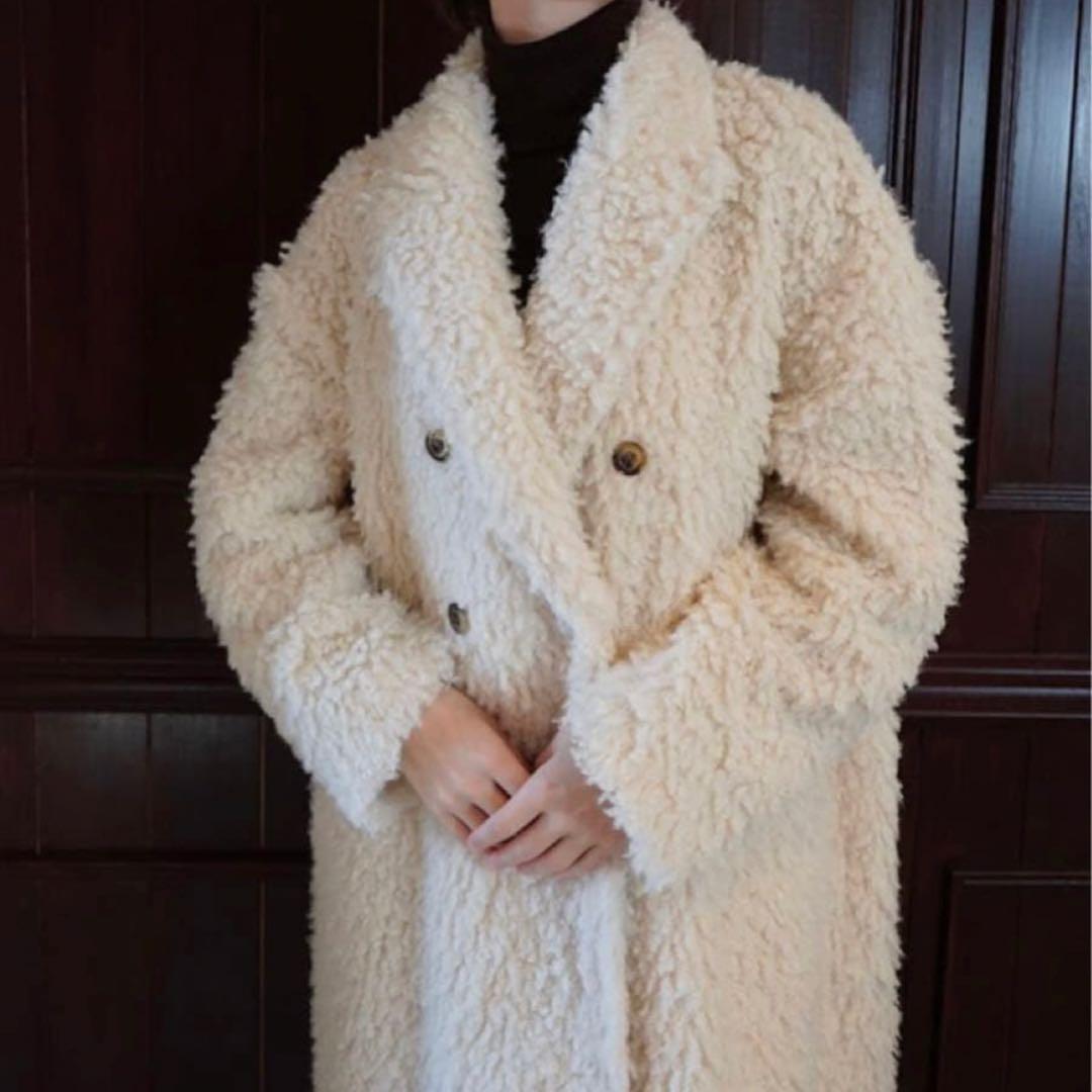 acka poodle boa long coat お値下げしました！！