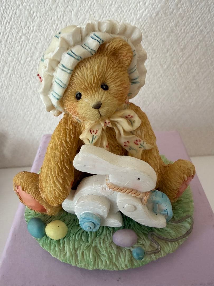 Cherished Teddies チェリッシュドテディ陶器クマの置物4体セット