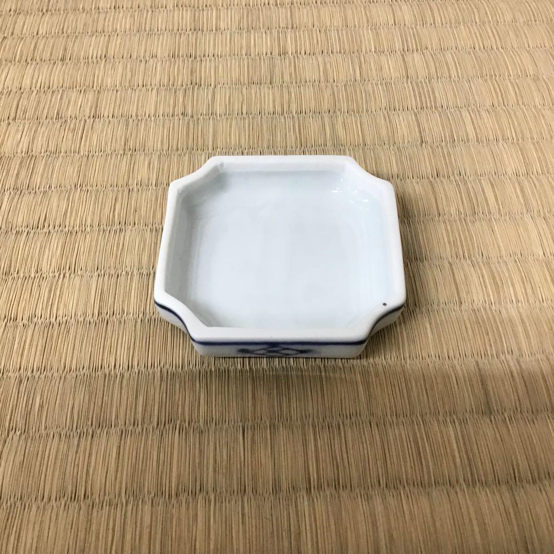 茶道具　香合　染付周茂叔香合　景雲作　共箱　S111KG