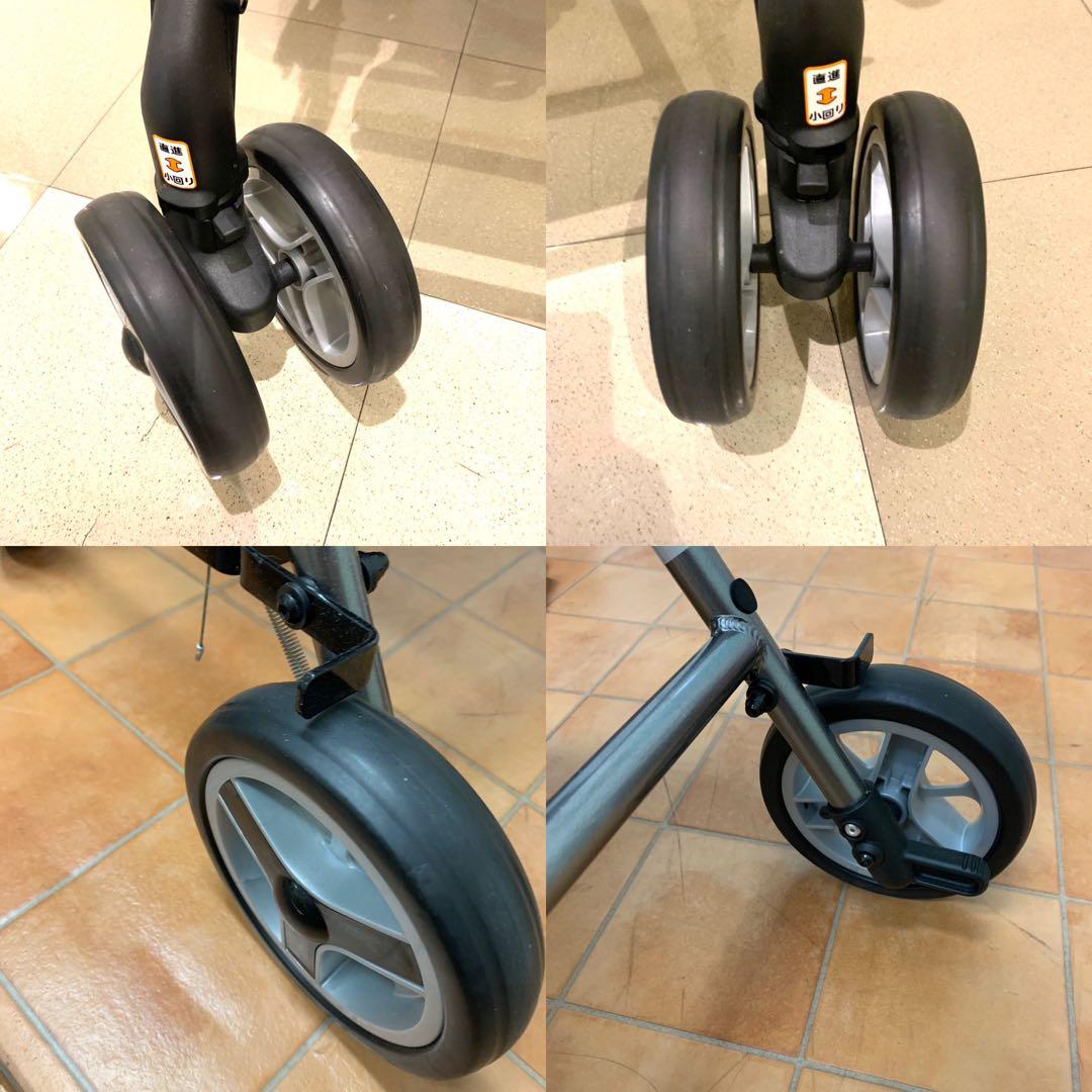 exicart シルバーカー 赤　北欧　ショッピングカート