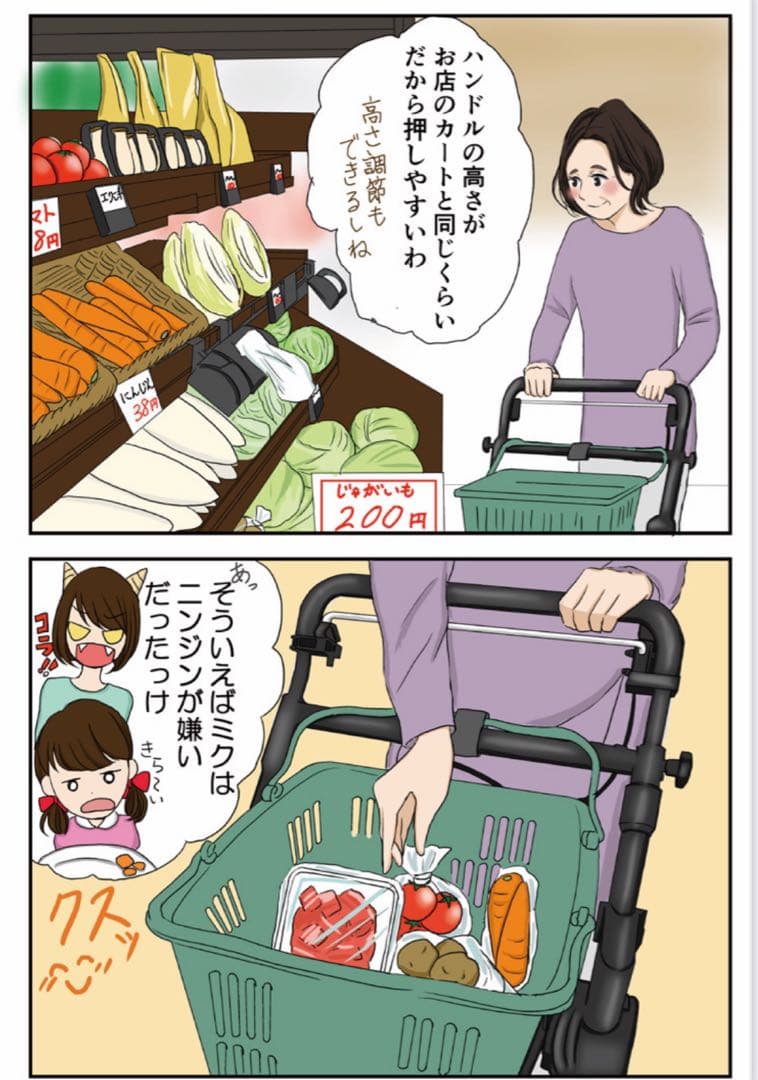 exicart シルバーカー 赤　北欧　ショッピングカート