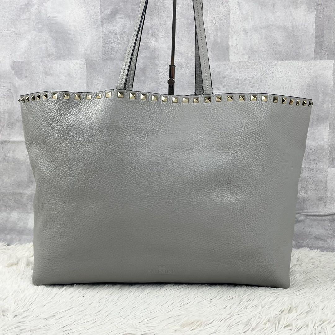 美品 ヴァレンティノガラヴァーニ レザー 2WAY ショルダーバッグ スタッズ